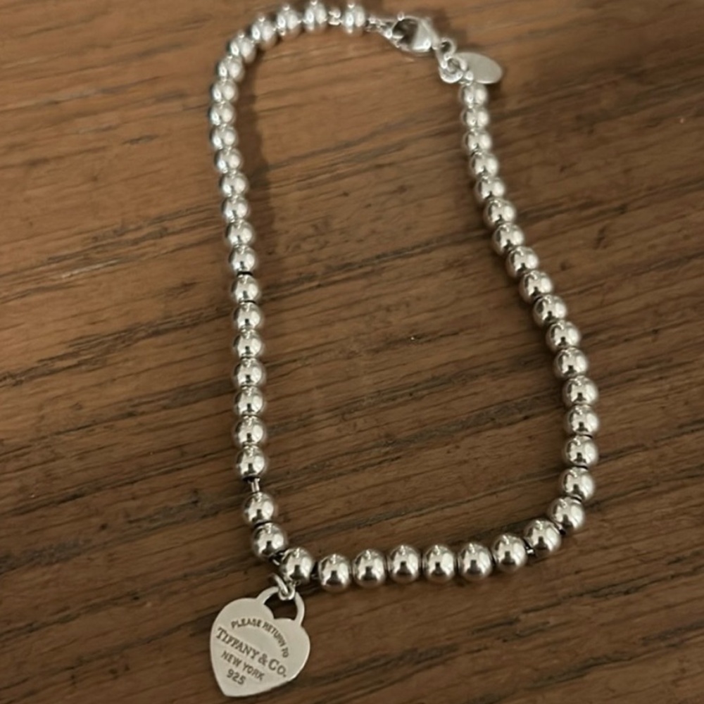 Tiffany & Co. Silver Heart Tag Bracelet